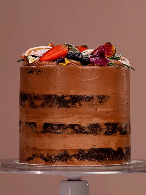 The Naked Chocolate Cake