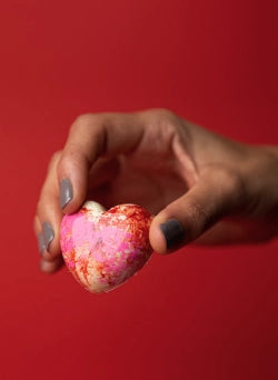 Heart-Shaped Strawberry Caramel