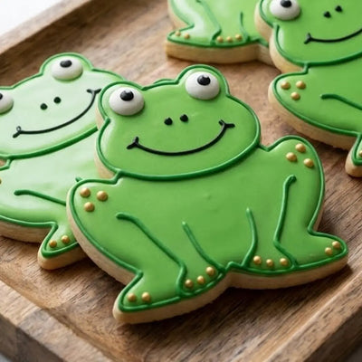 Decorated Froggy Cookie