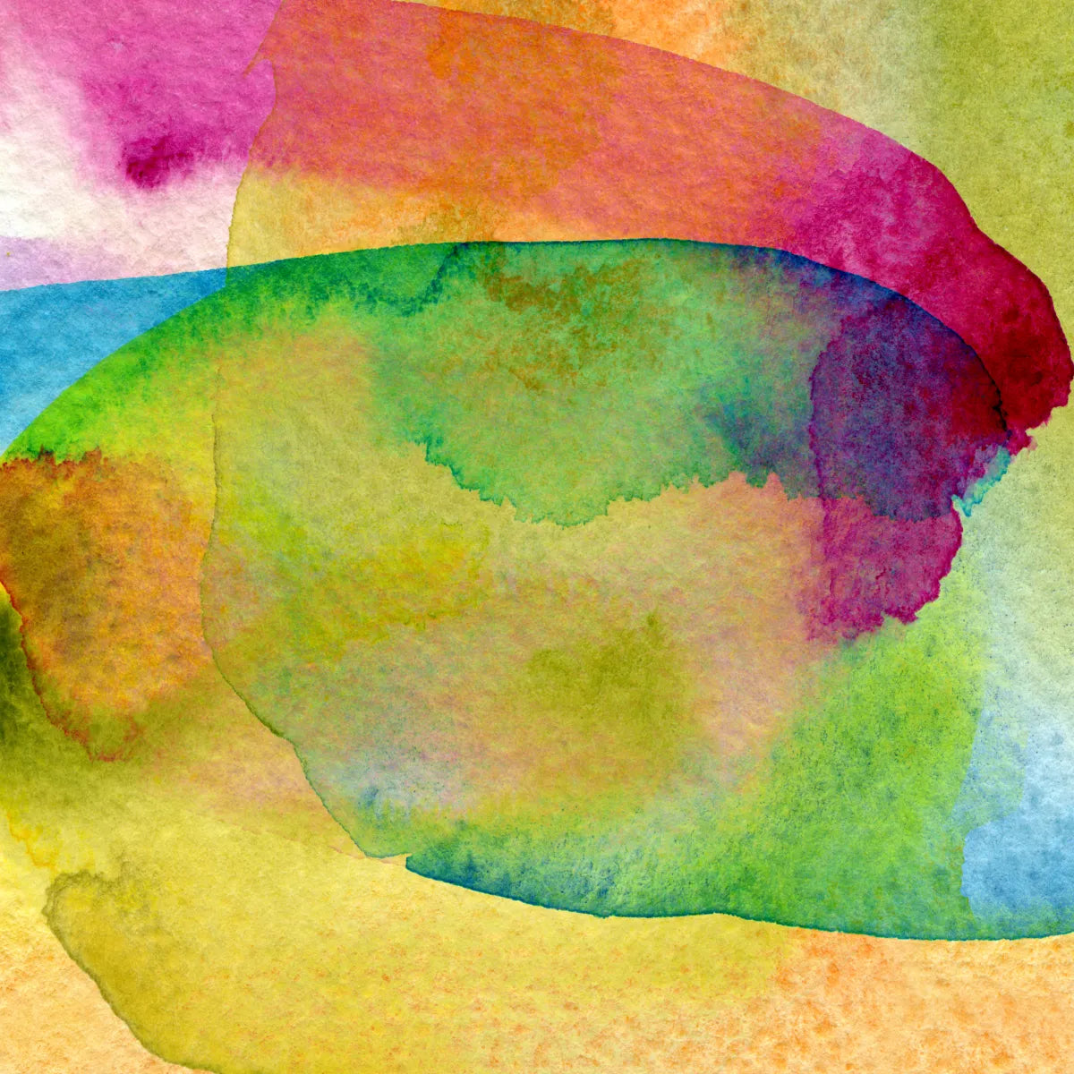 Abstract Fat Positive Positive Abstract Painting – Now You Know