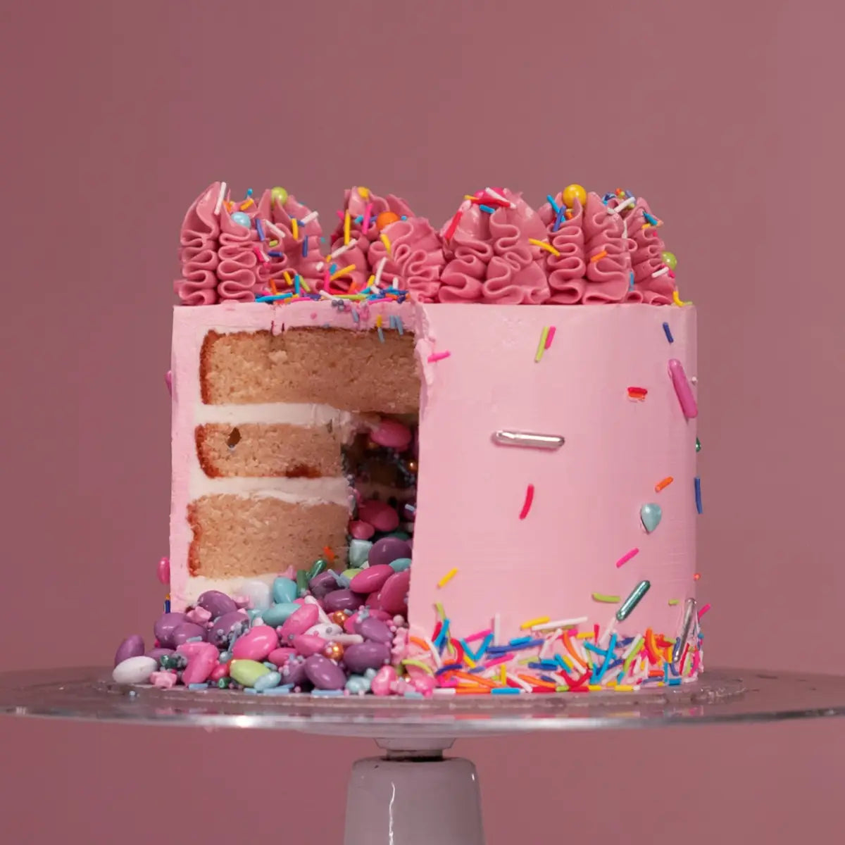 Piñata Birthday Cake